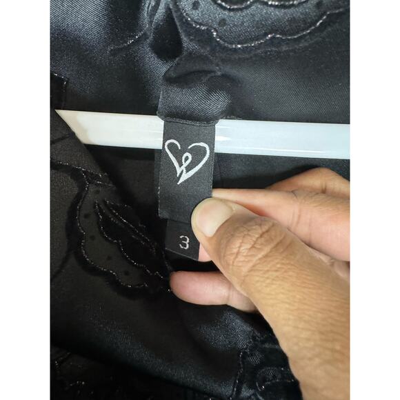 Vintage Homecoming Off The Shoulder Black Size 3 Cocktail Dress - USED - Picture 4 of 6